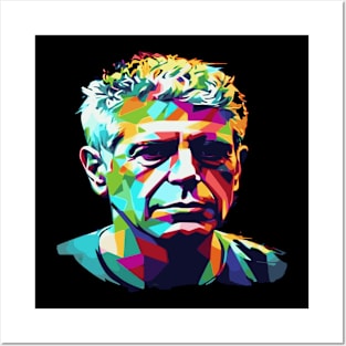 Anthony Bourdain WPAP Posters and Art